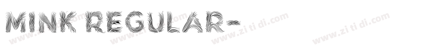 Mink Regular字体转换
